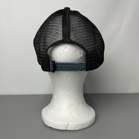 Patagonia Hat One Size P6 Logo Trucker Snapback Adjustable Mesh Canvas Cap PLGY - Picture 4 of 12